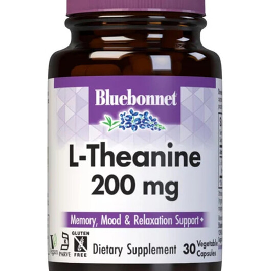Основное фото товара L-Theanine Основное фото товара Bluebonnet Nutrition, L-Теанин, L-Theanine, 30 капсул