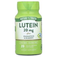 Лютеїн Lutein plus Zeaxanthin Nature's Truth 39 капсул Лютеїн Lutein plus Zeaxanthin Nature's Truth 39 капсул
