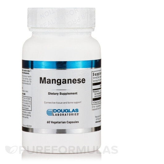 Основное фото товара Douglas Laboratories, Марганец, Manganese, 60 капсул