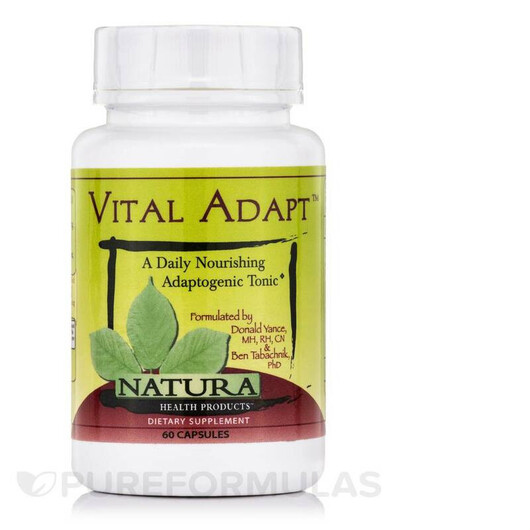 Основное фото товара Vital Adapt Основное фото товара Natura Health Products, Адаптоген, Vital Adapt, 60 капсул