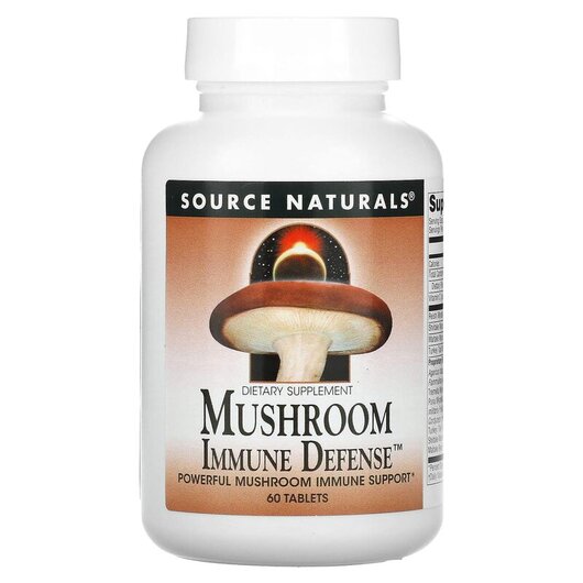 Основное фото товара Грибы, Mushroom Immune Defense 16-Mushroom Complex, 60 таблеток