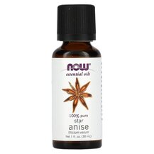 Pure Essential Oil Star Anise Эфирное масло NOW Foods
