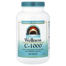 Wellness C-1000 Витамин C Source Naturals 200 таблеток