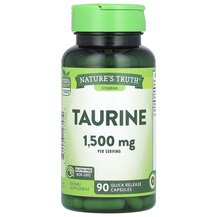L-Таурин Taurine 1500 mg Nature's Truth 90 капсул