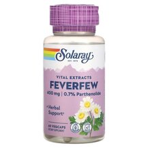 Vital Extracts Feverfew 400 mg Пиретрум Solaray 60 капсул