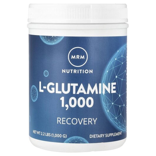 Основне фото товару L-Glutamine 1000 Основне фото товару MRM, L-Glutamine 1000, L-Глутамін 1000, 1000 г