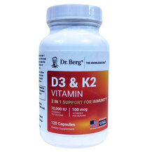 D3 & K2 Vitamin 10000 IU Витамины D3 + K2 Dr. Berg