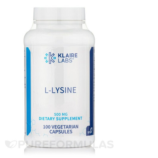 Основне фото товару L-Lysine 500 mg Основне фото товару SFI Health, L-Lysine 500 mg, L-Лізин, 100 капсул