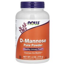 D-Манноза в порошку D-Mannose Pure Powder NOW Foods 170 г