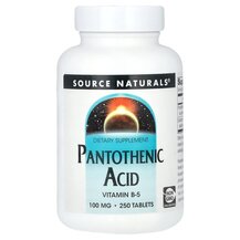 Pantothenic Acid 100 mg 250 Пантотеновая кислота 100 мг Pantothenic Acid 100 mg 250 Пантотеновая кислота 100 мг