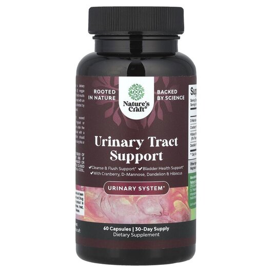 Основное фото товара Поддержка мочевого пузыря, Urinary Tract Support, 60 капсул