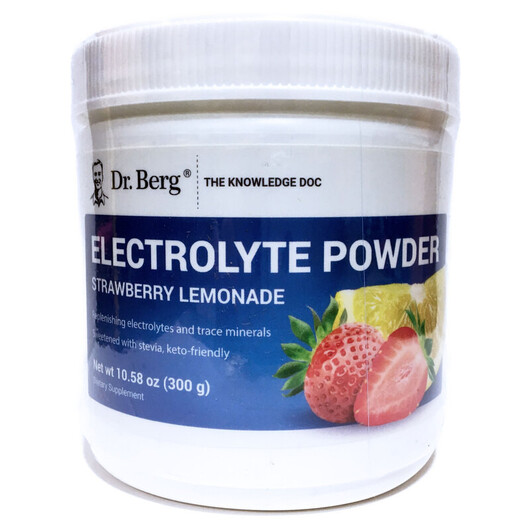 Основное фото товара Electrolyte Powder Strawberry Lemonade Основное фото товара Dr. Berg, Электролиты, Electrolyte Powder Strawberry Lemonade, 30