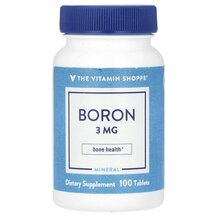 Boron 3 mg Бор TheVitaminShoppe 100 таблеток Boron 3 mg Бор TheVitaminShoppe 100 таблеток