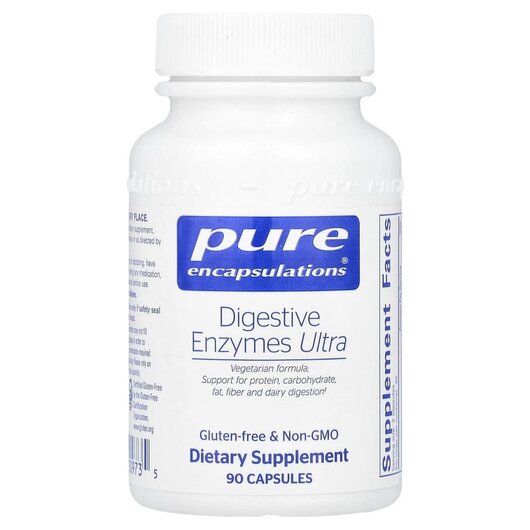 Основное фото товара Digestive Enzymes Ultra Основное фото товара Pure Encapsulations, Ферменты, Digestive Enzymes Ultra, 90 капсул