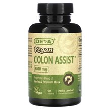 Підтримка кишківника Vegan Colon Assist 600 mg Deva Підтримка кишківника Vegan Colon Assist 600 mg Deva