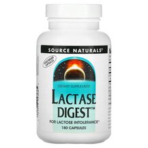 Фермент Лактаза Lactase Digest Source Naturals 180 капсул