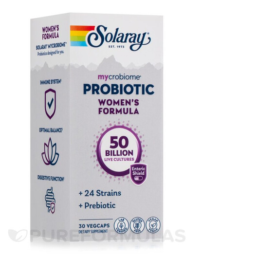 Основное фото товара mycrobiome probiotic Women's Formula 50 Billion 24 Strains + Prebiotic Inulin Основное фото товара mycrobiome probiotic Women's Formula 50, Пробиотики для женщ