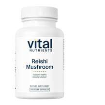 Reishi Mushroom 500 mg Грибы Рейши Vital Nutrients