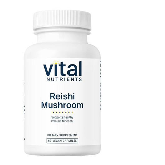 Основное фото товара Vital Nutrients, Грибы Рейши, Reishi Mushroom 500 mg, 60 капсул