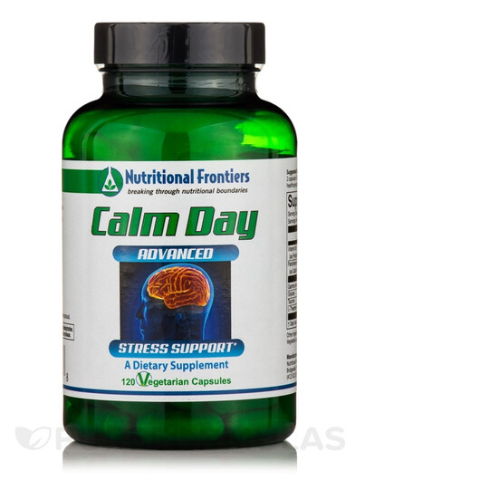 Основне фото товару Calm Day Основне фото товару Nutritional Frontiers, Calm Day, Підтримка стресу, 120 капсул
