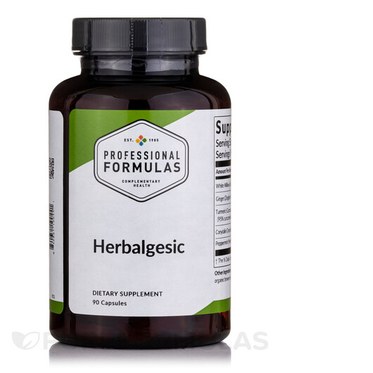Основне фото товару Herbalgesic Основне фото товару Professional Formulas, Herbalgesic, Трави, 90 капсул