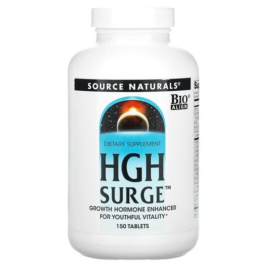 Основне фото товару HGH Surge Основне фото товару Source Naturals, HGH Surge 150, HGH Surge, 150 таблеток