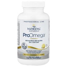 Омега + D3 1000 мг ProOmega-D Nordic Naturals 120 капсул Омега + D3 1000 мг ProOmega-D Nordic Naturals 120 капсул