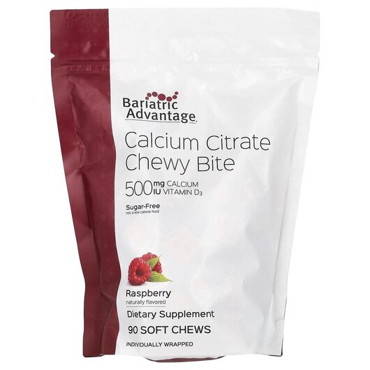 Основное фото товара Calcium Citrate Chewy Bite Sugar-Free Raspberry Основное фото товара Calcium Citrate Chewy Bite Sugar-Free Raspberry, Кальция Цитрат,