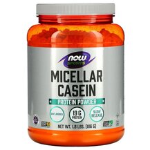 Casein Мицеллярный казеин без вкуса 1 NOW Foods 816 г Casein Мицеллярный казеин без вкуса 1 NOW Foods 816 г