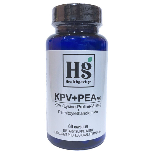Основное фото товара KPV + PEA 500 Основное фото товара Лизин пролин валин и пальмитоилэтаноламида, KPV + PEA 500, 60 кап