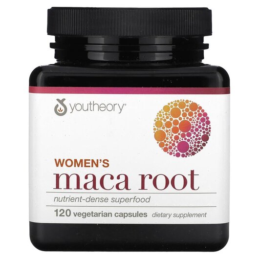 Основное фото товара Youtheory, Мака, Women's Maca Root, 120 капсул