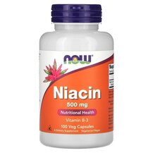 Niacin 500 mg Ниацин 500 мг NOW Foods 100 капсул Niacin 500 mg Ниацин 500 мг NOW Foods 100 капсул