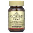 Фото товару Gentle Iron 25 mg Фото товару Solgar, Gentle Iron 25 mg, М'яке залізо, 90 капсул