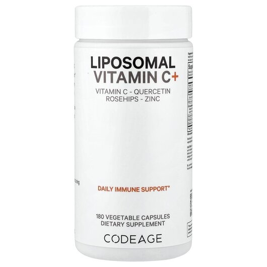 Основне фото товару Vitamins Liposomal Vitamin C+, Вітамін C Ліпосомальний, 180 капсу