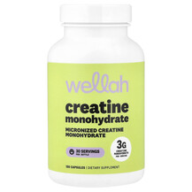 Creatine Monohydrate Креатин Wellah 120 капсул