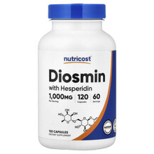 Гесперидин Diosmin With Hesperidin Nutricost 120 капсул