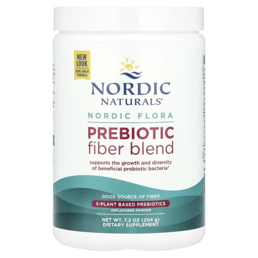 Основное фото товара Nordic Flora Prebiotic Powder Unflavored Основное фото товара Nordic Naturals, Пребиотики, Nordic Flora Prebiotic Powder, 204 г