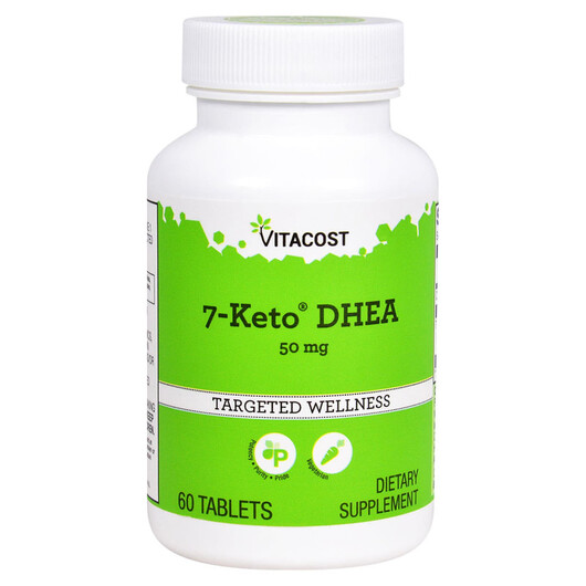 Основное фото товара Vitacost, Контроль веса, 7-Keto DHEA 50 mg, 60 таблеток