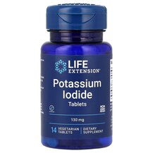 Potassium Iodide 130 mg Калий Life Extension 14 таблеток