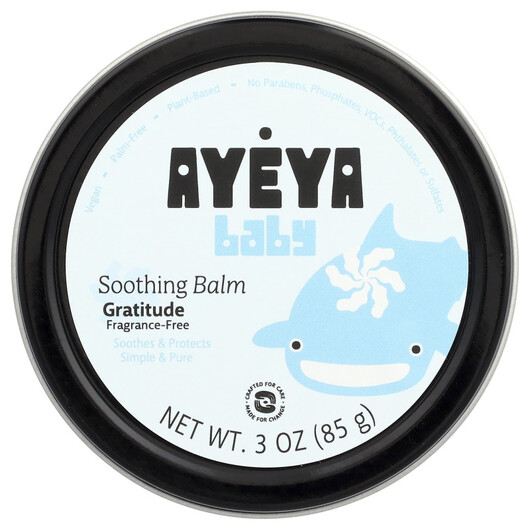 Основное фото товара Baby Soothing Balm Fragrance-Free Основное фото товара Ayeya, Крем лосьон бальзам, Baby Soothing Balm Fragrance-Free, 85