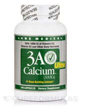 Кальцій 3A Calcium Ultra Lane Medical 180 капсул