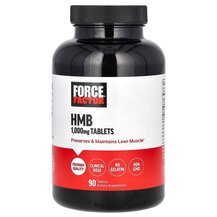 HMB 1000 mg Бета-гидрокси-бета-метилбутират Force Factor