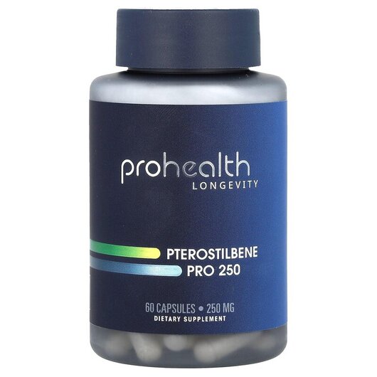 Основное фото товара ProHealth Longevity, Птеростильбен, Pterostilbene Pro 250, 60 кап