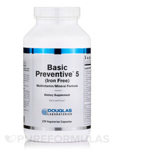 Basic Preventive 5 Iron Free Железо Douglas Laboratories
