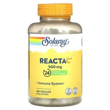 ReactaC 500 mg Витамин C 500 мг Solaray 180 капсул ReactaC 500 mg Витамин C 500 мг Solaray 180 капсул