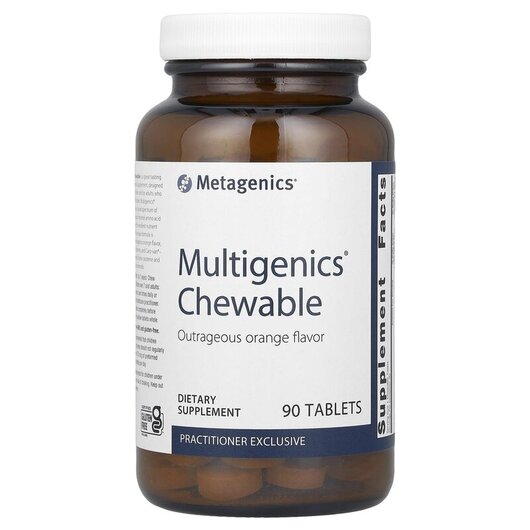 Основное фото товара Metagenics, Мультивитамины, Multigenics Chewable Orange, 90 табле