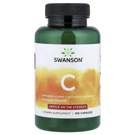 Основное фото товара Buffered Vitamin C with Bioflavonoids Основное фото товара Swanson, Витамин C, Buffered Vitamin C with Bioflavonoids, 100 ка