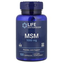 MSM 1000 mg МСМ 1000 мг Life Extension 100 капсул