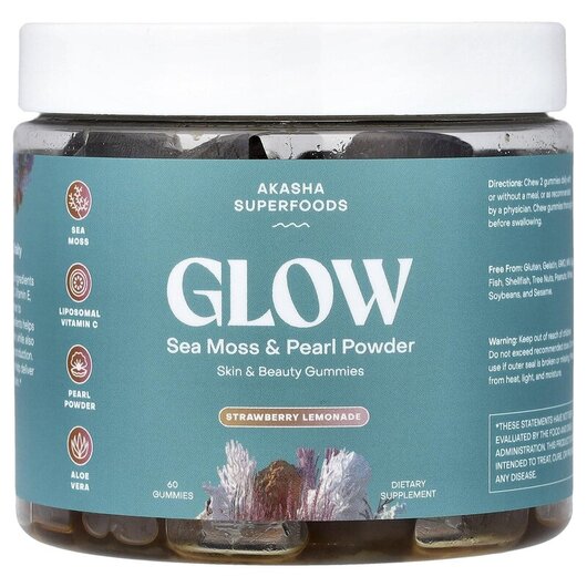 Основне фото товару Glow Sea Moss & Pearl Powder Strawberry Lemonade Основне фото товару Glow Sea Moss & Pearl Powder Strawberry, Ірландський морський