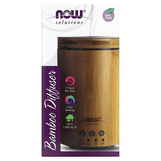 Основное фото товара Диффузор, Solutions Real Bamboo Ultrasonic Oil Diffuser, 1 Diffus